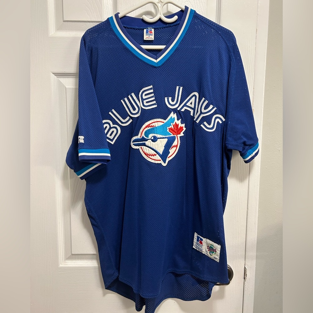 Blue jays authentic Russell athletic 92-93 spring training jersey size 48 (XL)